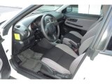 2007 Subaru Impreza WRX Sedan Anthracite Black Interior