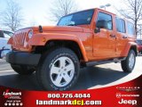 2012 Crush Orange Jeep Wrangler Unlimited Sahara 4x4 #60328395