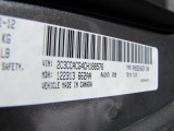 2012 300 Color Code for Tungsten Metallic - Color Code: PDM