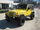 2006 Solar Yellow Jeep Wrangler Sport 4x4 #60328648