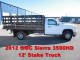 2012 GMC Sierra 3500HD Regular Cab Dually Stake Truck