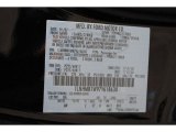 2007 Town Car Color Code for Black - Color Code: UA