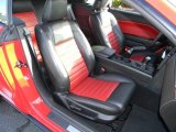 2008 Ford Mustang Shelby GT500 Convertible Black/Red Interior