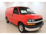 2008 Victory Red Chevrolet Express 2500 Cargo Van #60328758
