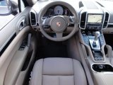 2012 Porsche Cayenne S Hybrid Umber Brown/Light Tartufo Interior