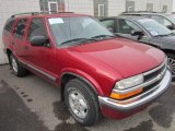 Dark Cherry Red Metallic Chevrolet Blazer in 1999
