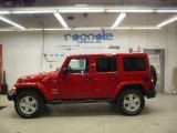 2011 Flame Red Jeep Wrangler Unlimited Sahara 4x4 #60328447