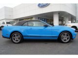 2010 Grabber Blue Ford Mustang V6 Premium Convertible #60328435