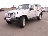 2010 Bright Silver Metallic Jeep Wrangler Unlimited Sahara 4x4 #60328692