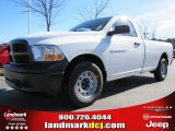 2012 Bright White Dodge Ram 1500 ST Regular Cab #60328420