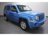 Surf Blue Pearl Jeep Patriot in 2008
