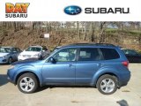 2010 Newport Blue Pearl Subaru Forester 2.5 XT Premium #60378770