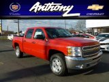 2012 Victory Red Chevrolet Silverado 1500 LT Crew Cab 4x4 #60379422
