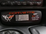 2004 Chevrolet Corvette Convertible Info Tag