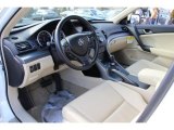 2010 Acura TSX Sedan Parchment Interior