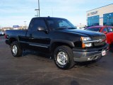 2003 Black Chevrolet Silverado 1500 LS Regular Cab 4x4 #60378659