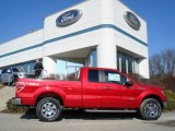 2012 Red Candy Metallic Ford F150 Lariat SuperCab 4x4 #60378644