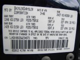 2006 Liberty Color Code for Midnight Blue Pearl - Color Code: PB8