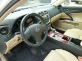 2008 Lexus IS 250 AWD Cashmere Beige Interior