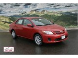 2012 Barcelona Red Metallic Toyota Corolla LE #60378527