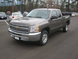 2012 Mocha Steel Metallic Chevrolet Silverado 1500 LT Extended Cab #60379185