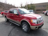 2012 Red Candy Metallic Ford F150 Lariat SuperCrew 4x4 #60378814