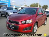 2012 Crystal Red Tintcoat Chevrolet Sonic LT Sedan #60378504