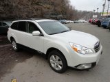 Satin White Pearl Subaru Outback in 2012