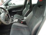 2012 Subaru Impreza WRX STi 5 Door STi Black Alcantara/Carbon Black Interior