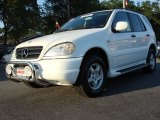 Polar White Mercedes-Benz ML in 2000