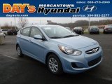 2012 Clearwater Blue Hyundai Accent GS 5 Door #60445573