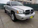 2006 Bright Silver Metallic Dodge Dakota SLT Quad Cab 4x4 #60445202