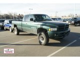 1999 Emerald Green Pearl Dodge Ram 2500 Sport Extended Cab 4x4 #60444860