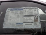 2012 Ford F150 STX Regular Cab Window Sticker