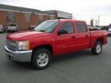 2012 Victory Red Chevrolet Silverado 1500 LT Crew Cab 4x4 #60445477