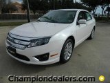 2012 White Platinum Tri-Coat Ford Fusion SEL V6 #60444792