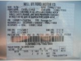 2007 Town Car Color Code for Silver Birch Metallic - Color Code: JP