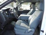2012 Ford F150 XL SuperCab Steel Gray Interior