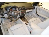 2008 BMW 1 Series 135i Convertible Grey Interior