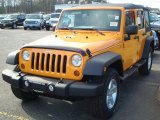 2012 Dozer Yellow Jeep Wrangler Unlimited Sport S 4x4 #60506228