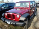 2012 Deep Cherry Red Crystal Pearl Jeep Wrangler Unlimited Sport S 4x4 #60506223
