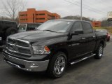 2011 Brilliant Black Crystal Pearl Dodge Ram 1500 Big Horn Crew Cab 4x4 #60506854