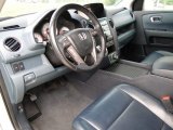 2009 Honda Pilot Touring Blue Interior