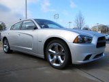 Bright Silver Metallic Dodge Charger in 2012