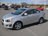 2012 Silver Ice Metallic Chevrolet Sonic LTZ Sedan #60506808