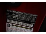 2008 SL Color Code for Mars Red - Color Code: 590