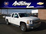 2012 Summit White Chevrolet Silverado 1500 LT Extended Cab 4x4 #60562100