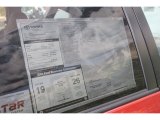 2012 Toyota RAV4 V6 Limited 4WD Window Sticker