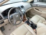 2007 Honda Accord EX-L Sedan Ivory Interior