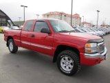 2004 Fire Red GMC Sierra 1500 SLE Extended Cab 4x4 #60561748